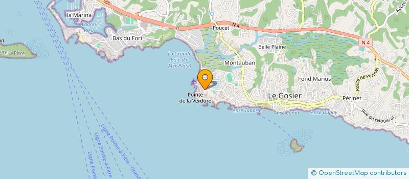 localisation de l'entreprise TIHANA  LE GOSIER