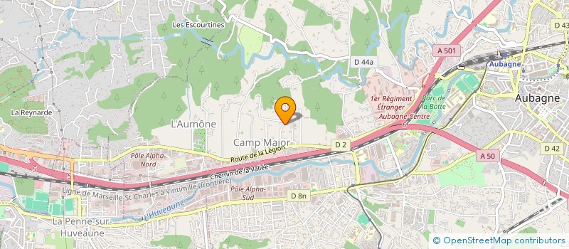 localisation de l'entreprise TIHANA à AUBAGNE