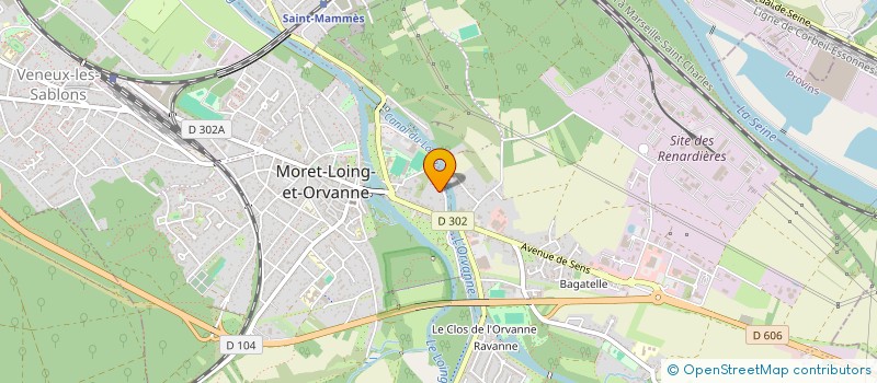 localisation de l'entreprise TIIM  MORET-LOING-ET-ORVANNE