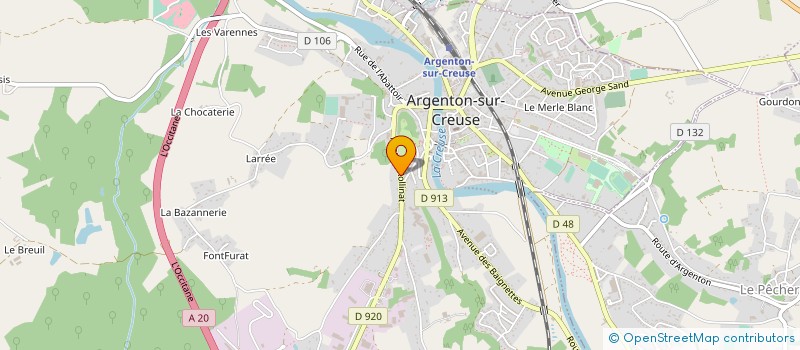 localisation de l'entreprise TIJAMES à ARGENTON-SUR-CREUSE