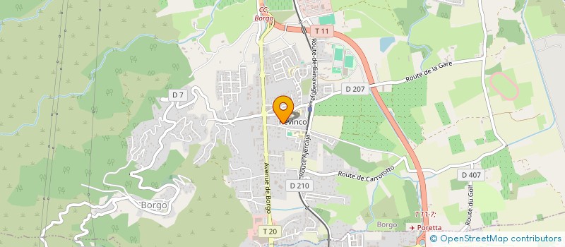 localisation de l'entreprise TIJI à BORGO