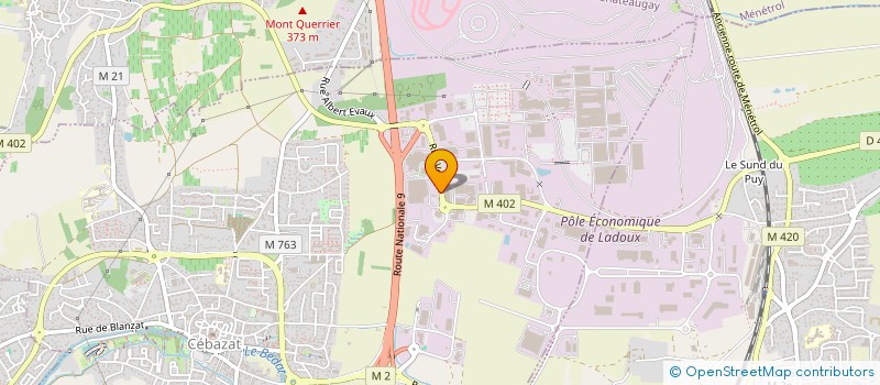 localisation de l'entreprise TIJO  CEBAZAT