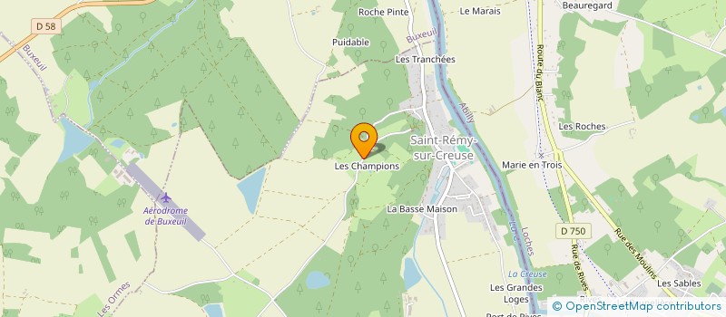 localisation de l'entreprise TIJOLI  SAINT-REMY-SUR-CREUSE