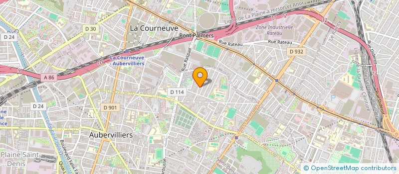 localisation de l'entreprise TIJS à AUBERVILLIERS