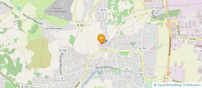 localisation de l'entreprise TIJUGO  CEBAZAT