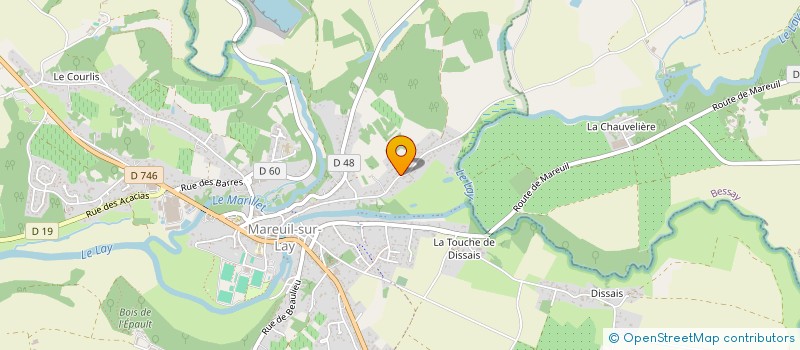 localisation de l'entreprise TIJULAU  MAREUIL-SUR-LAY-DISSAIS