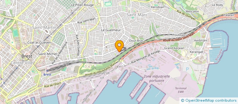 localisation de l'entreprise TIJULORE  BREST