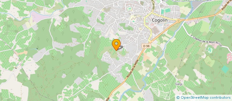 localisation de l'entreprise TIK PLAY à COGOLIN