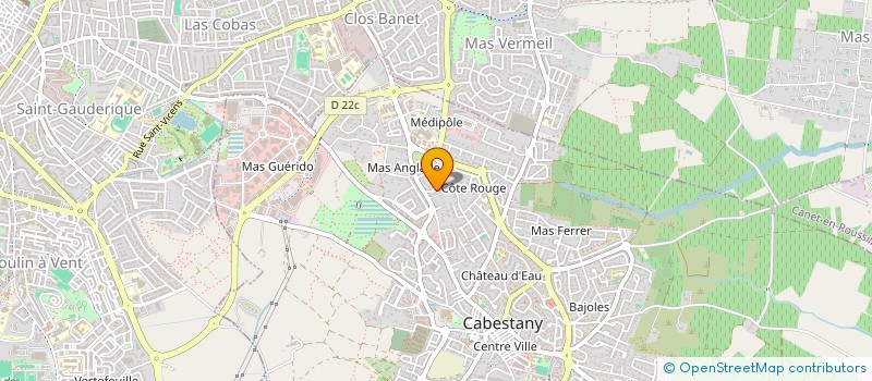 localisation de l'entreprise TIKA 2  CABESTANY