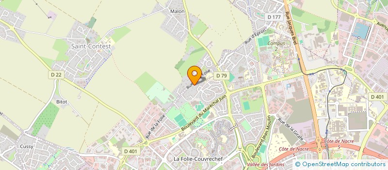 localisation de l'entreprise TIKA à CAEN