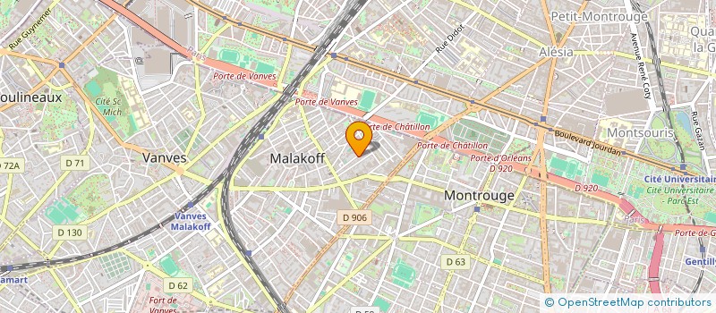 localisation de l'entreprise TIKA CONSEIL à MALAKOFF