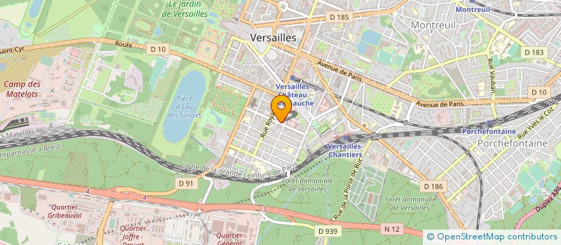 localisation de l'entreprise TIKAL INVESTISSEMENTS à VERSAILLES