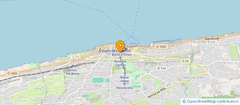 localisation de l'entreprise TIKALI  EVIAN-LES-BAINS