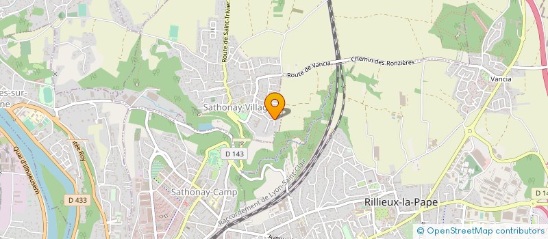 localisation de l'entreprise TIKAZ  SATHONAY-VILLAGE