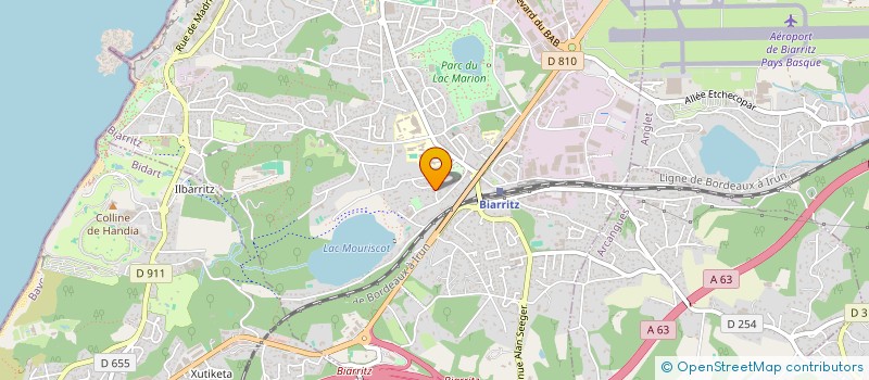 localisation de l'entreprise TIKEHAU à BIARRITZ
