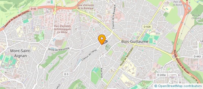 localisation de l'entreprise TIKEHAU  BOIS-GUILLAUME