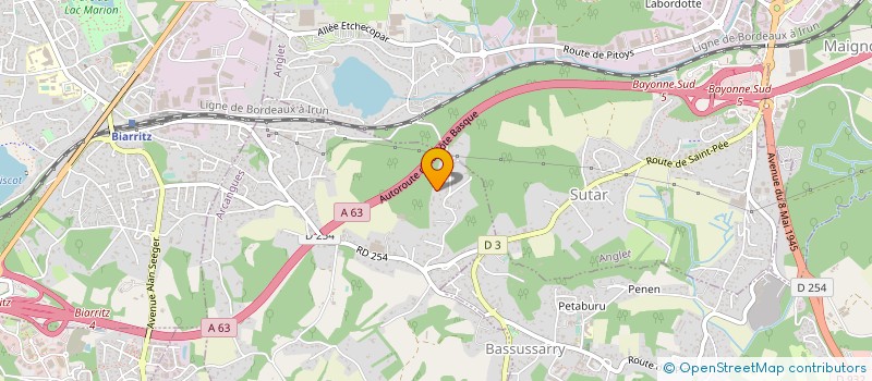 localisation de l'entreprise TIKEHAU MANAGEMENT  ARCANGUES