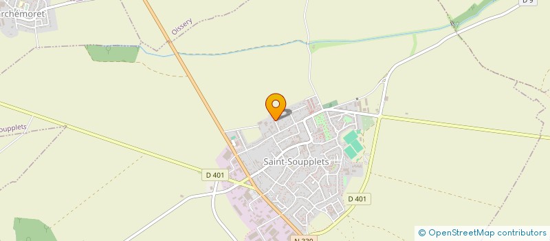 localisation de l'entreprise TIKER à SAINT-SOUPPLETS