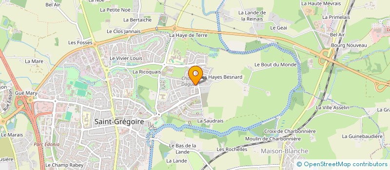 localisation de l'entreprise TIKI  SAINT-GREGOIRE