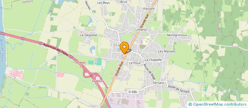 localisation de l'entreprise TIKI DAILLE  FEILLENS