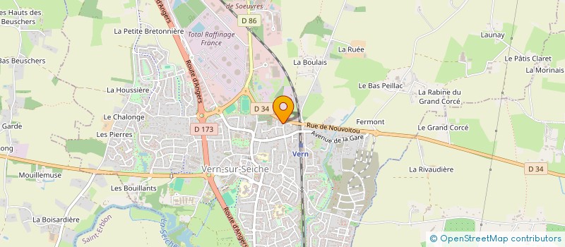 localisation de l'entreprise TIKI FACTORY  VERN-SUR-SEICHE