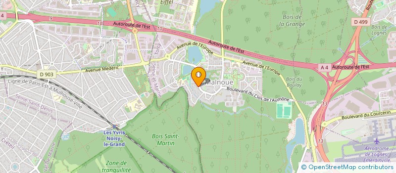 localisation de l'entreprise TIKI PARC  EMERAINVILLE