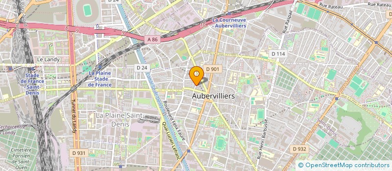 localisation de l'entreprise TIKI RESAVA à AUBERVILLIERS