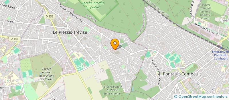 localisation de l'entreprise TIKI TAKA FOOTBALL CLUB  LE PLESSIS-TREVISE