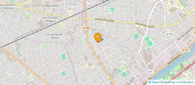 localisation de l'entreprise TIKIN DEVELOPPEMENT  BEZONS