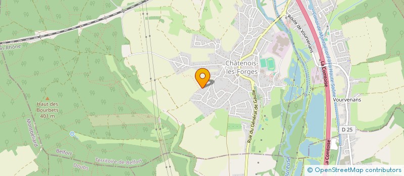 localisation de l'entreprise TIKLIN à CHATENOIS-LES-FORGES