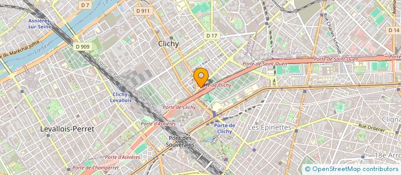 localisation de l'entreprise TIKNA à CLICHY