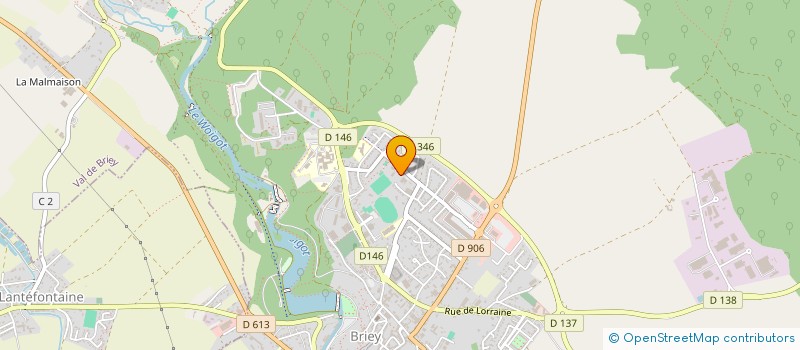 localisation de l'entreprise TIKNO-PARK  VAL DE BRIEY