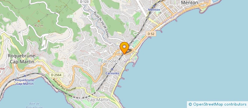 localisation de l'entreprise TIKO à ROQUEBRUNE-CAP-MARTIN