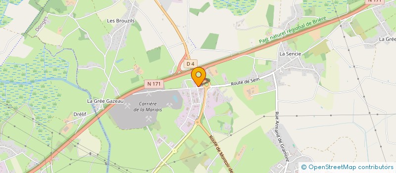 localisation de l'entreprise TIKO  DONGES