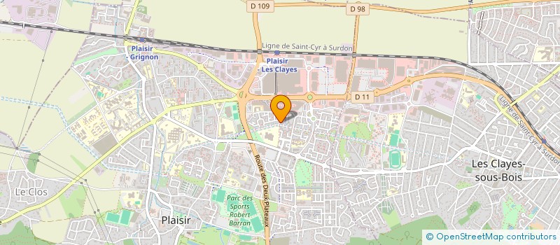 localisation de l'entreprise TIKO SCAN à PLAISIR