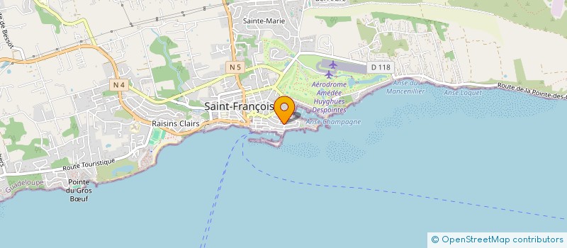 localisation de l'entreprise TIKOMLA à SAINT FRANCOIS
