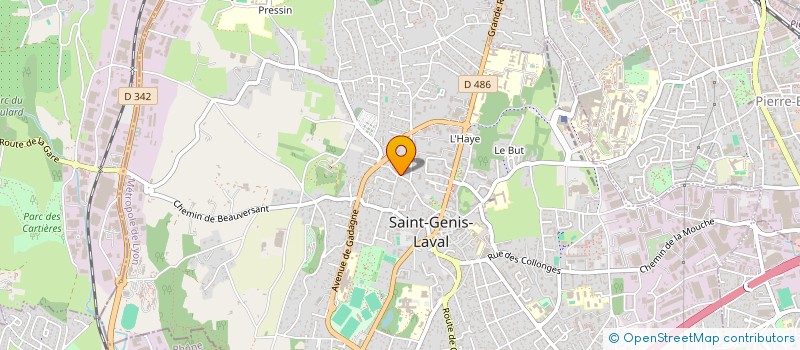 localisation de l'entreprise TIKOU SUPERETTE SOLIDAIRE à SAINT-GENIS-LAVAL