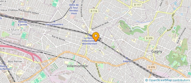 localisation de l'entreprise TIKVA à VILLEMOMBLE