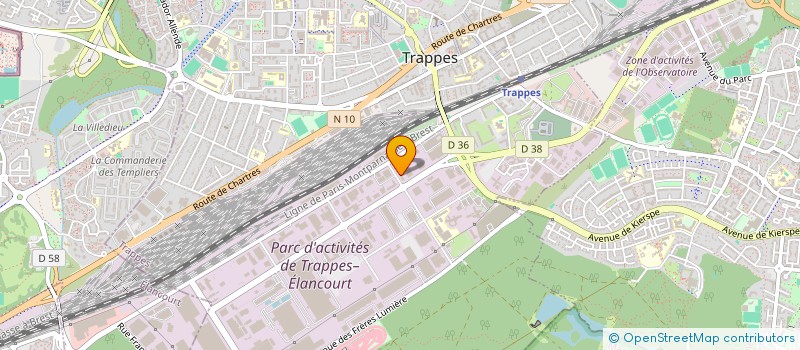 localisation de l'entreprise TIKZAK à TRAPPES