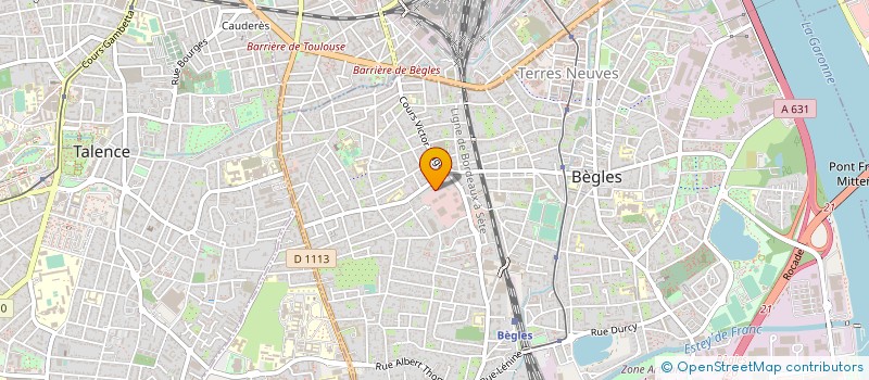 localisation de l'entreprise TIL EXPRESS à BEGLES