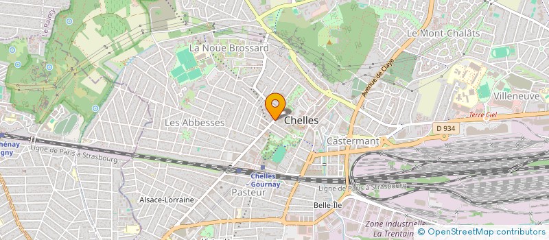 localisation de l'entreprise TILAINE  CHELLES