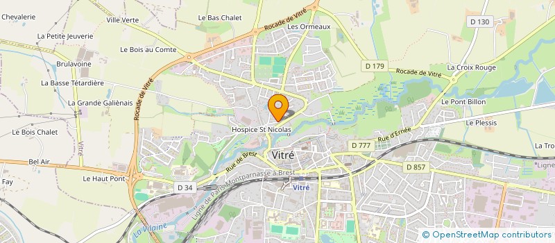 localisation de l'entreprise TILAP  VITRE