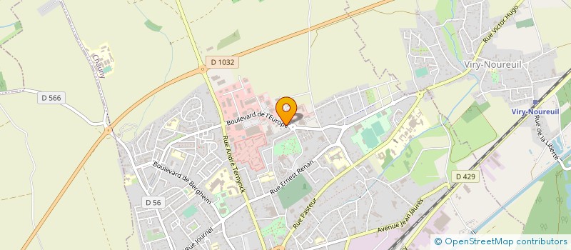 localisation de l'entreprise TILAS  CHAUNY