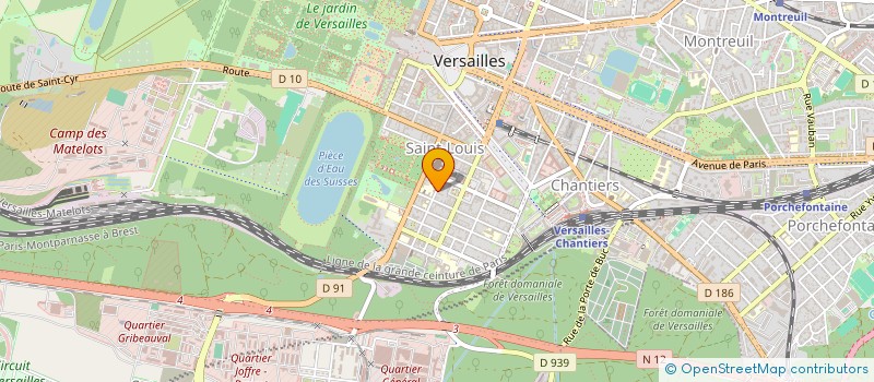 localisation de l'entreprise TILBOX à VERSAILLES
