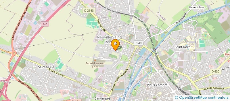 localisation de l'entreprise TILBRAI à TILLOY-LEZ-CAMBRAI