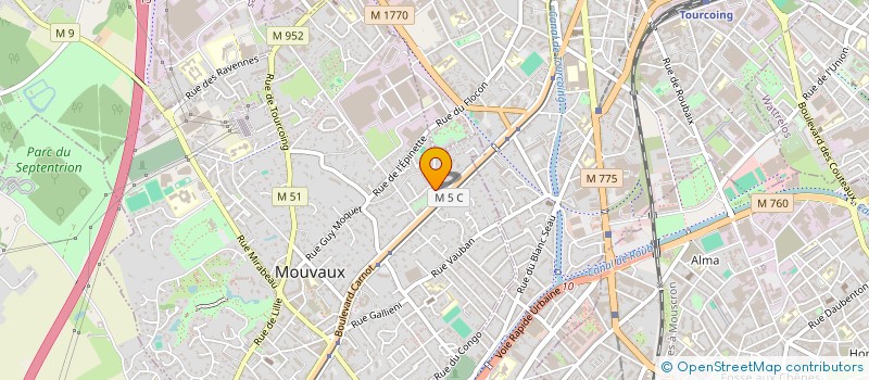 localisation de l'entreprise TILDA  MOUVAUX