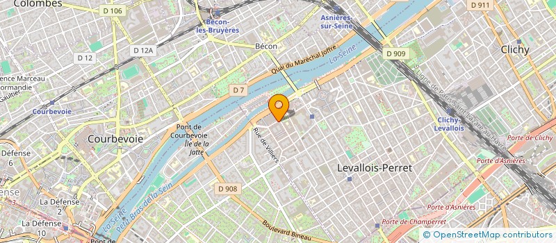 localisation de l'entreprise TILDE SPORTS à LEVALLOIS-PERRET