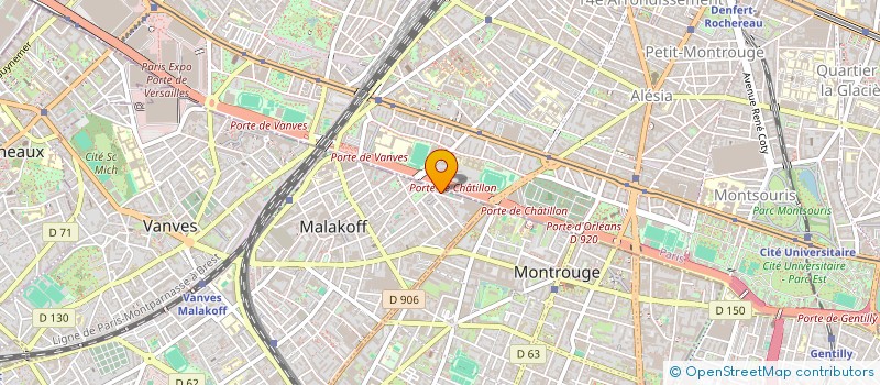 localisation de l'entreprise TILE KURA NOUVEAU SOLEIL EN LANGUE BAMBARA  MALAKOFF