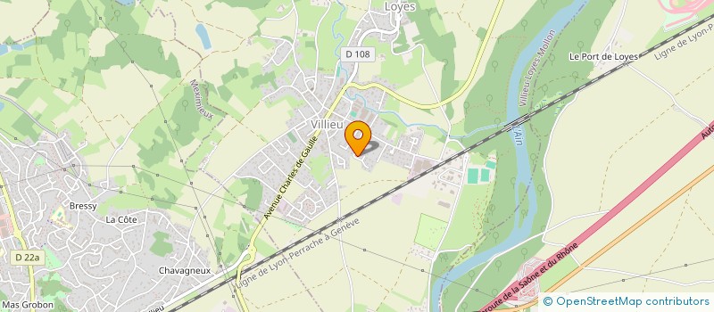 localisation de l'entreprise TILENO  VILLIEU-LOYES-MOLLON