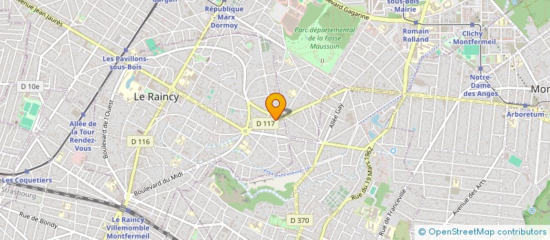 localisation de l'entreprise TILES à LE RAINCY